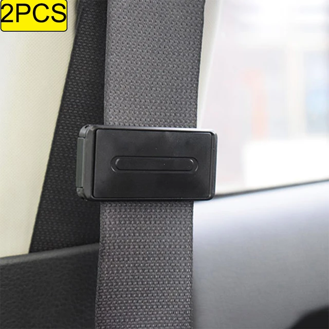 2 Pièces Clip de Sangle Enfant Auto Clip Ceinture Siege Auto Pince Ceinture  de Sécurité Voiture