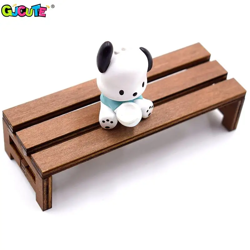 1：12 Dollhouse Mini Park Table Chair Miniature Bench Stool Rocking Chair Dolls House Furniture Accessories Kids Pretend Play Toy 6