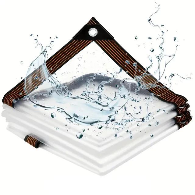Transparent Tarpaulin Polyethylene Tarpaulin Outdoor Garden Rainproof Cover Patio Cover Chicken Coop Porch Canopy Plant Camping