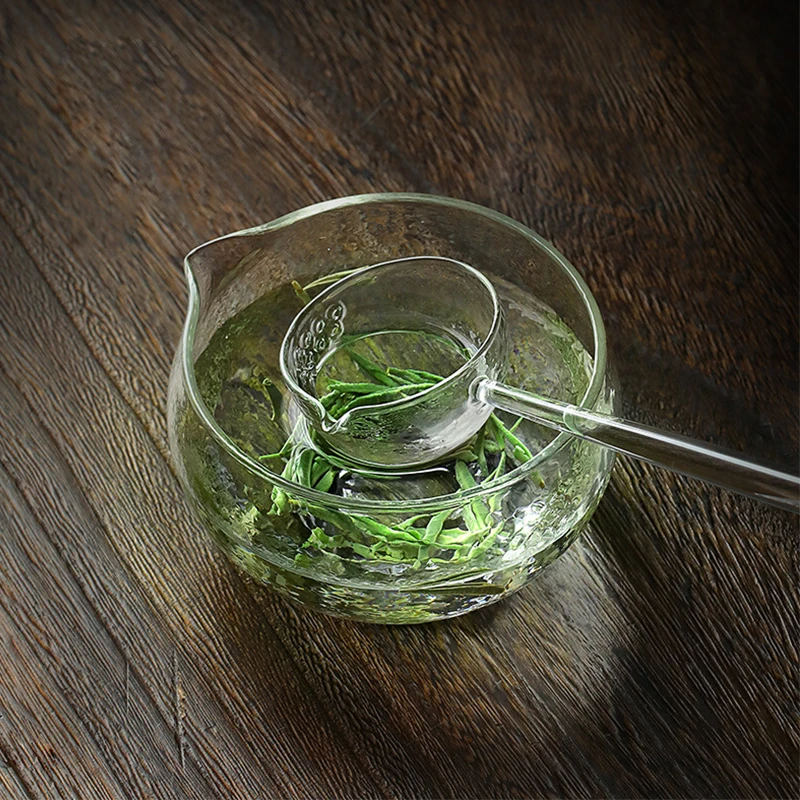 1pcMatcha Bowl Hammer Textured Glass Tea Bowl Tea Set Accessories Song Dynasty Tools Vintage Kung Fu