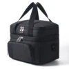Double Insulated Lunch Bag Layer Portable Thermal Lunch Box Waterproof Picnic Heat Insulating Bag with Adjustable Strap 1