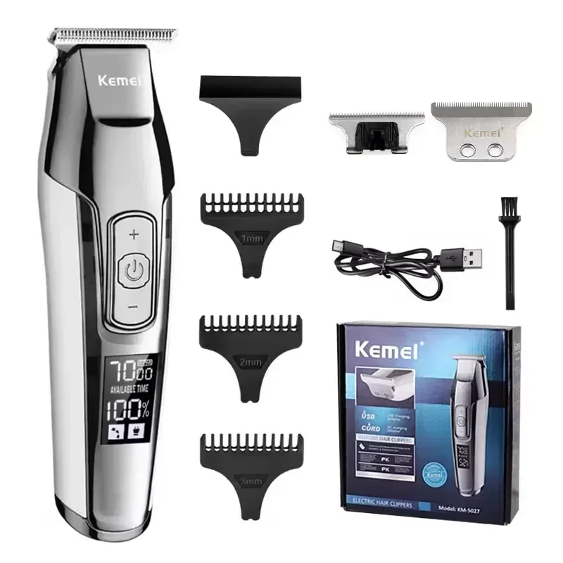 Kemei KM-5027 ماكينة قص الشعر الكهربائية الأصلية ا...