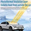 Car Sun Visor For Mercedes-Benz C-Class W206 2021~2025 Front Windshield Sunshade Heat Insulation Summer Cooling Auto Accessories 3