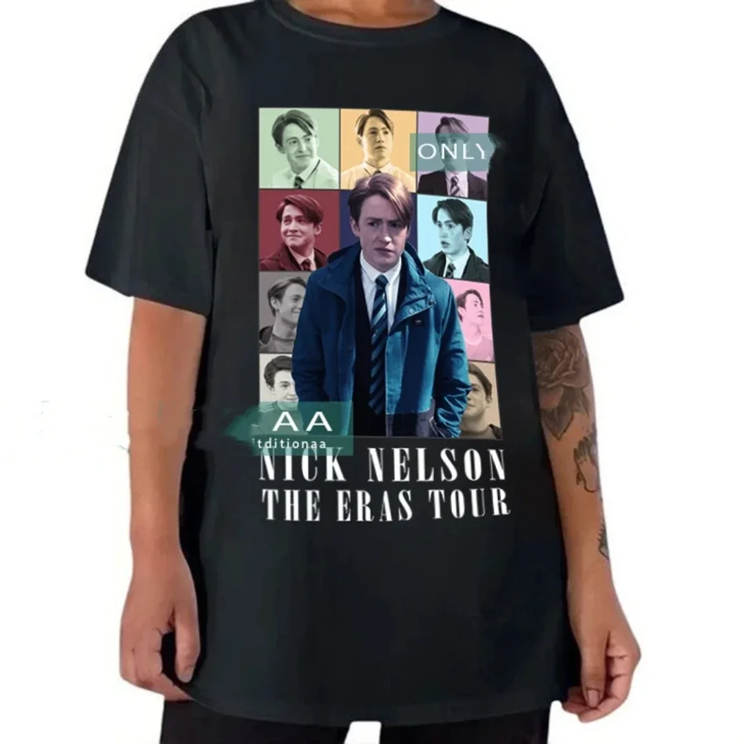 Nick Nelson Heartstopper The Eras Tour T-Shirt Pre Ristretto Magliette 100% Cotone Per Uomo Di Lusso