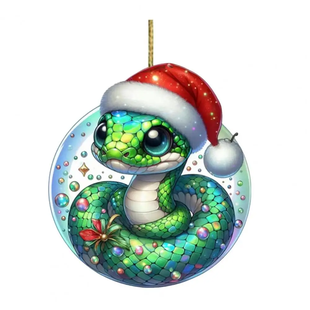 Acrylic Snake Christmas Ornament Set For Home