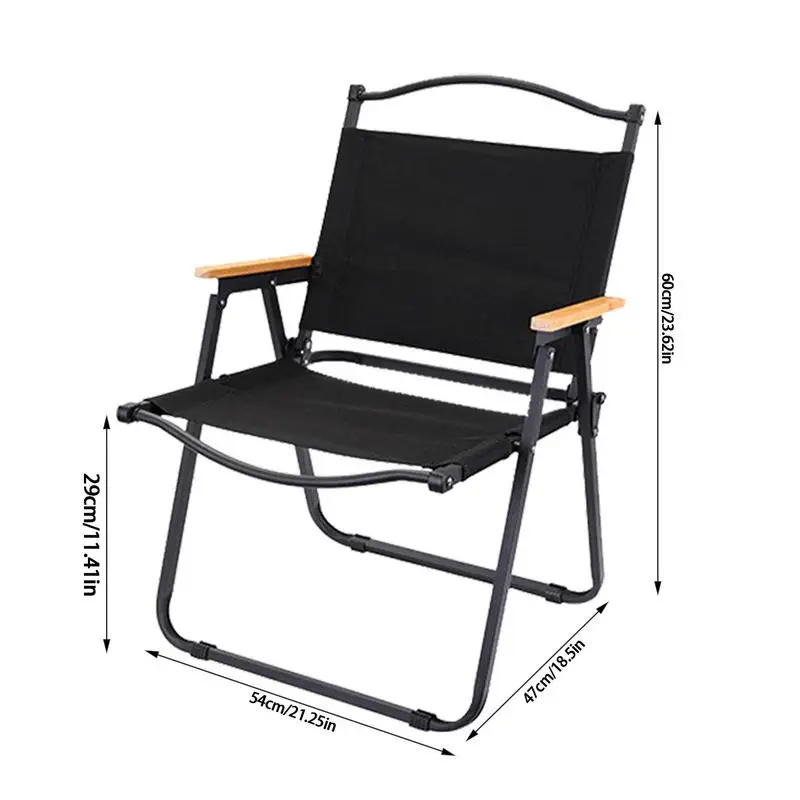 Foldable Outdoor Seat Camping Fishing Chair Multifunctional Portable Steel Tube Lightweight Beach Picnic