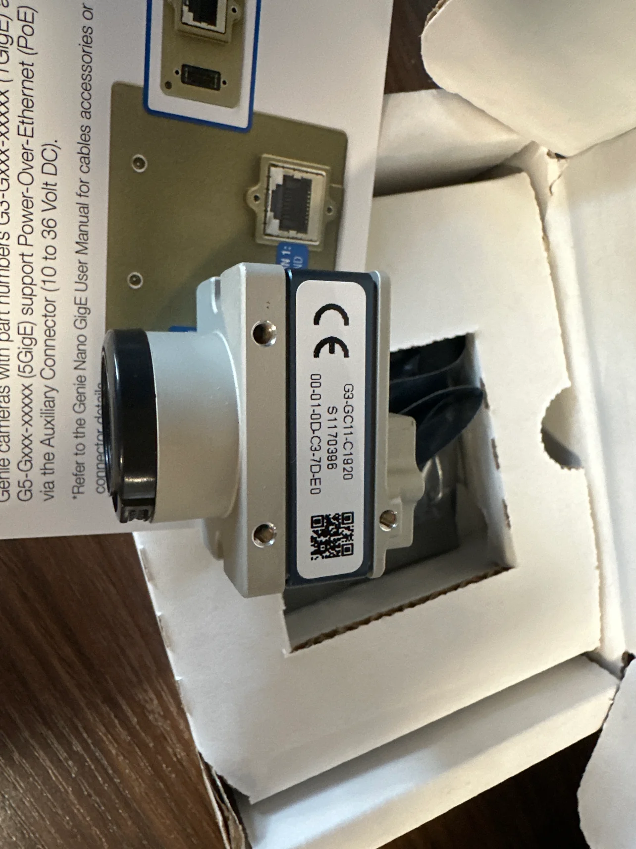 

Канада DALSA Genie Nano M1920 NANO G3-GC11-C1920 C1920 промышленная камера