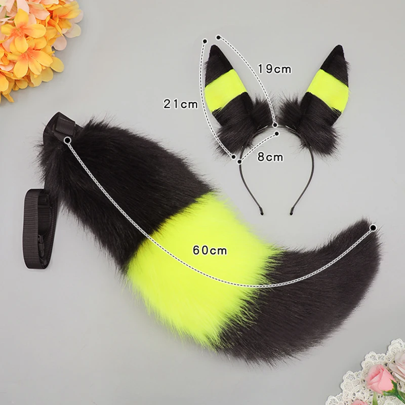 Pokémon Umbreon Cosplay Headband and Tail Set for Halloween and Parties