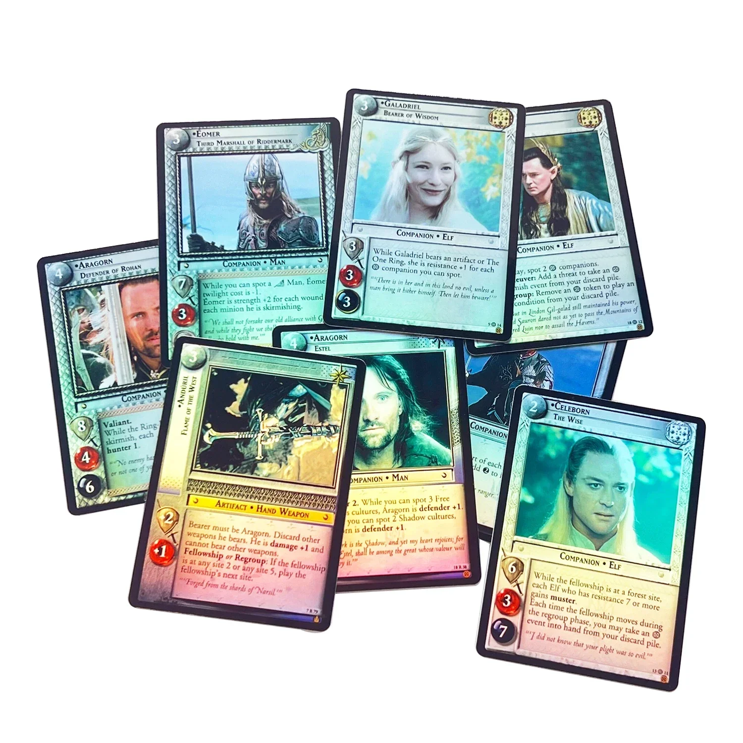 10pcs Custom Design Print Proxy Holographic Single Card