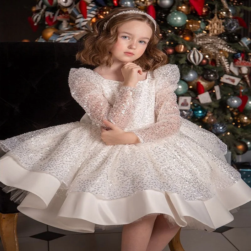 Gorgeous baby girl dress for girls elegant birthday party dress girl Baby girls clothes for Opening Ceremony prom