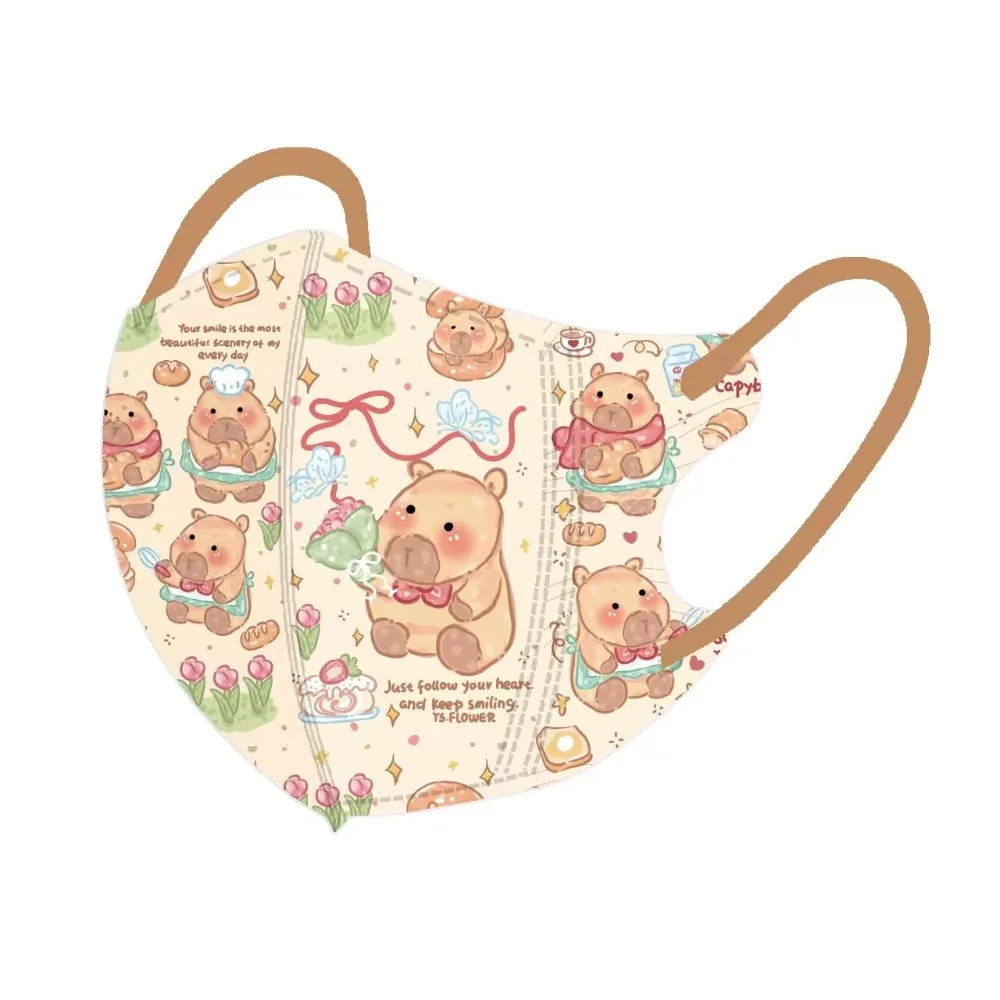 Hot Sale Cartoon Children's Mask Dustproof Disposable Sunshade Mask Anti Pollen Face Veil Children 3-12 Years Old