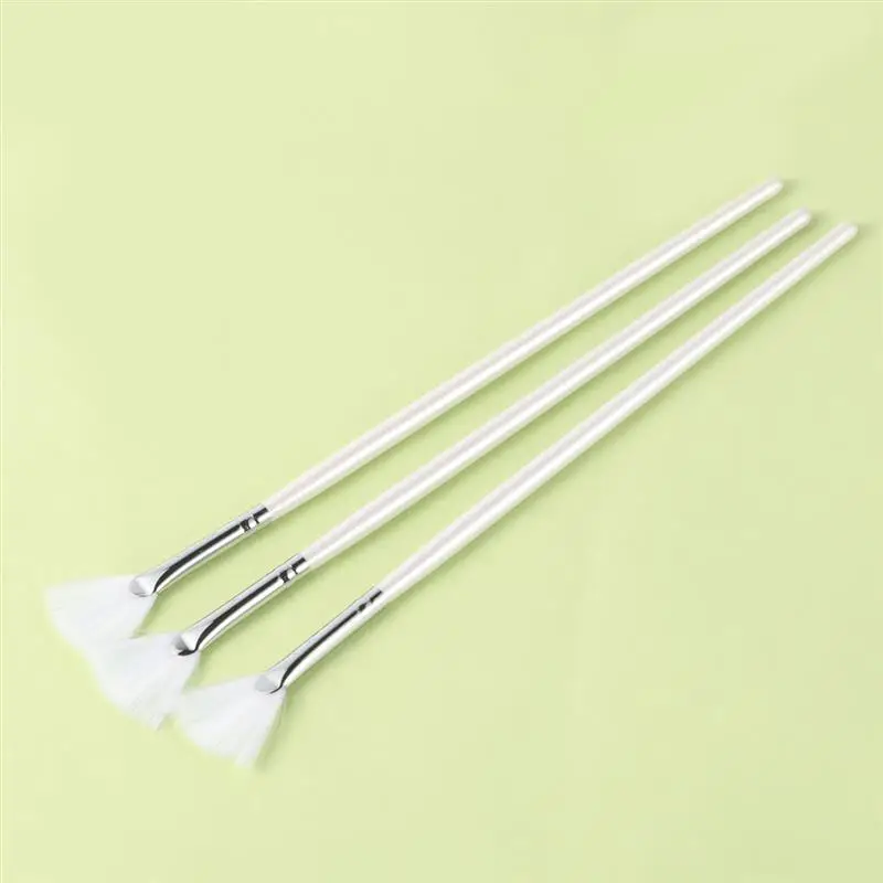 Makeup Brush set makeup brush 3pcs Makeup Scalloped Face Long Handle Mini Scrub Brush