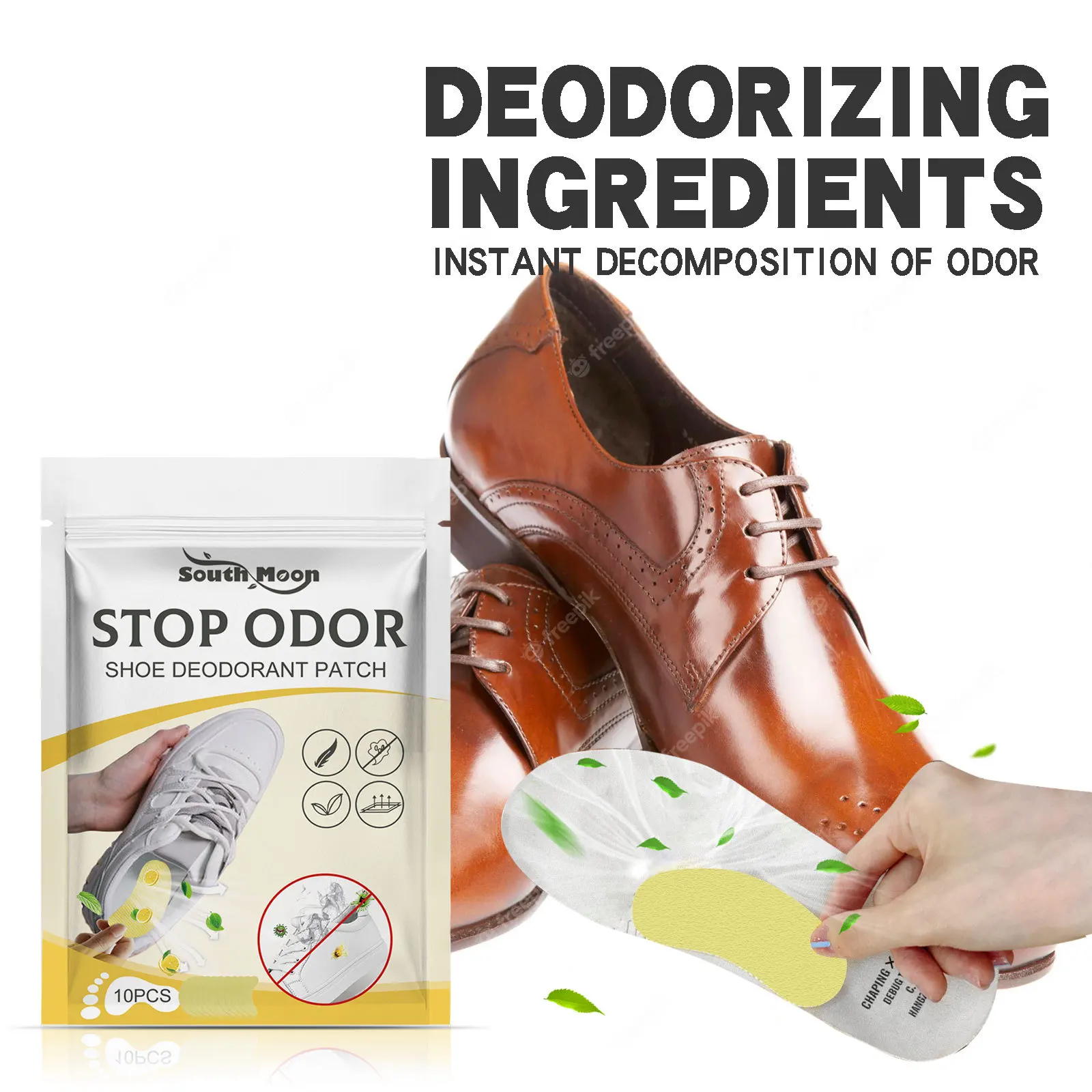 Shoes Deodorant Paste Deodorant Foot Odor Prevention Foot Sweat Sports Shoes Smelly Insole PasteLemon FreshLemon Freshness