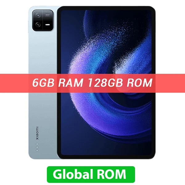 Global Firmware Xiaomi Pad 6 Snapdragon 870 128GB / 256GB ROM 