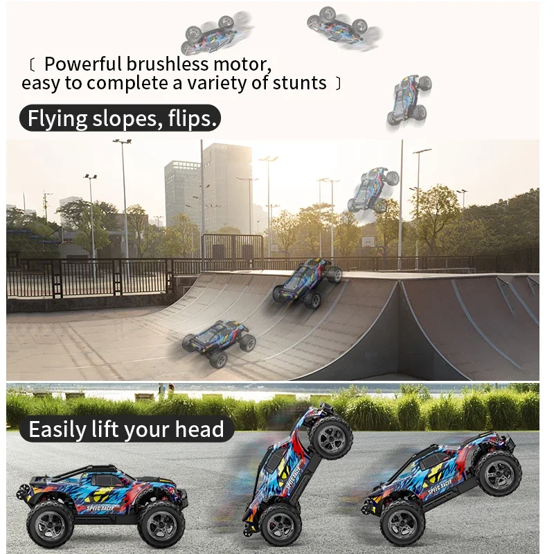 KF10 1:10 4WD RC Car 50KM/H OR 70KM/H Off Road Car 2.4G High