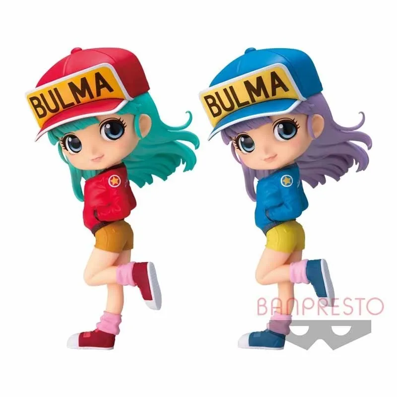 

Bandai Original Dragon Ball Anime Figure 13Cm Qposket Bulma Action Figure Toys For Kids Gift Collectible Model Ornaments