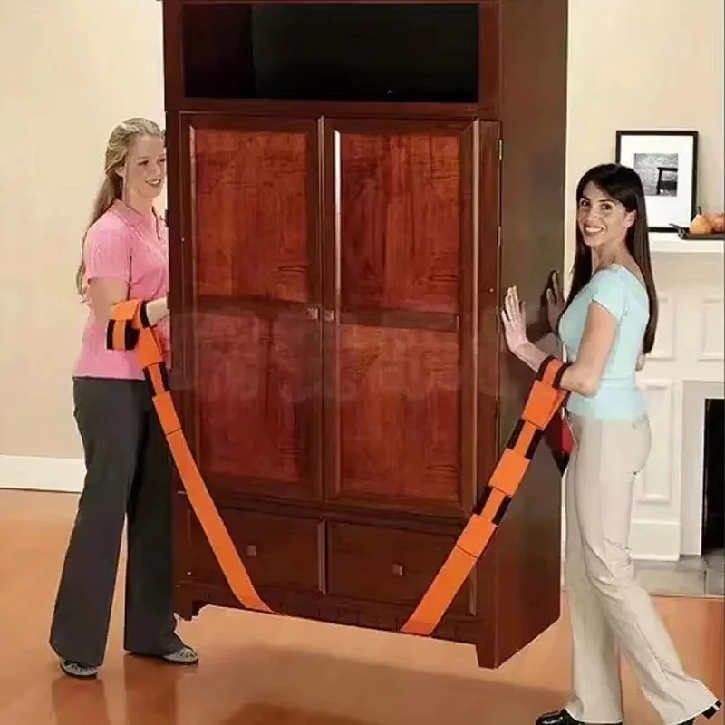 Heavy-Duty Furniture and Appliance Moving Straps - Reusable, Durable, Labor-Saving Solution