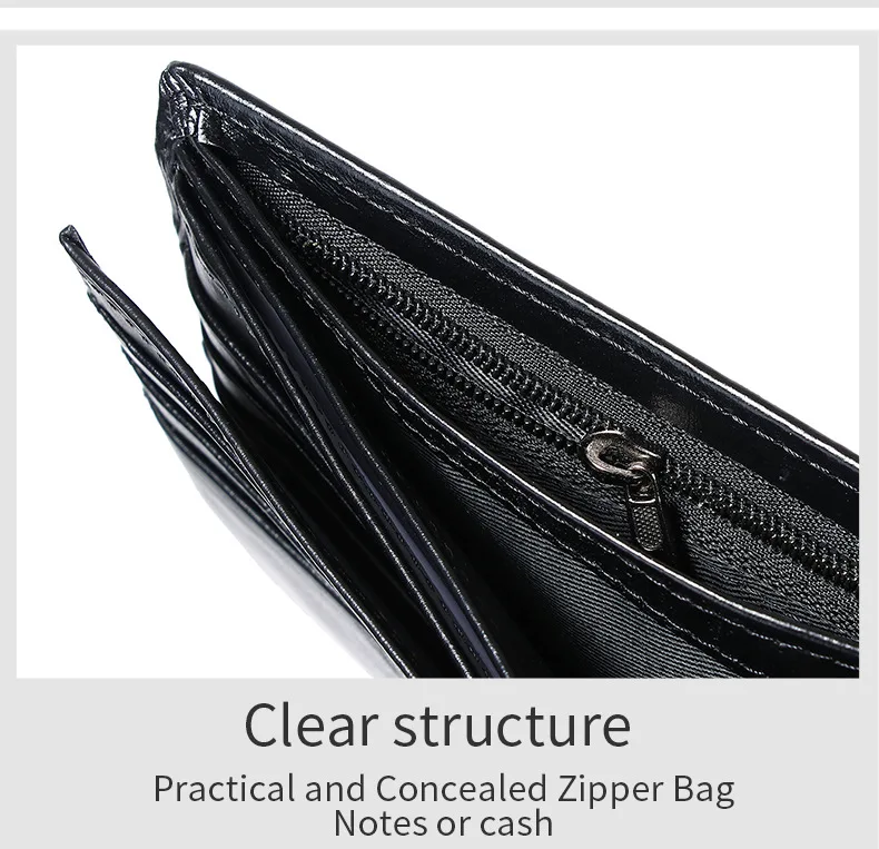 2026 Neue Herren Echtleder-Geldbörse aus erstklassigem Rindsleder, Kurze Horizontale Brieftasche mit Münzfach und Kartenhalter – Detail 9