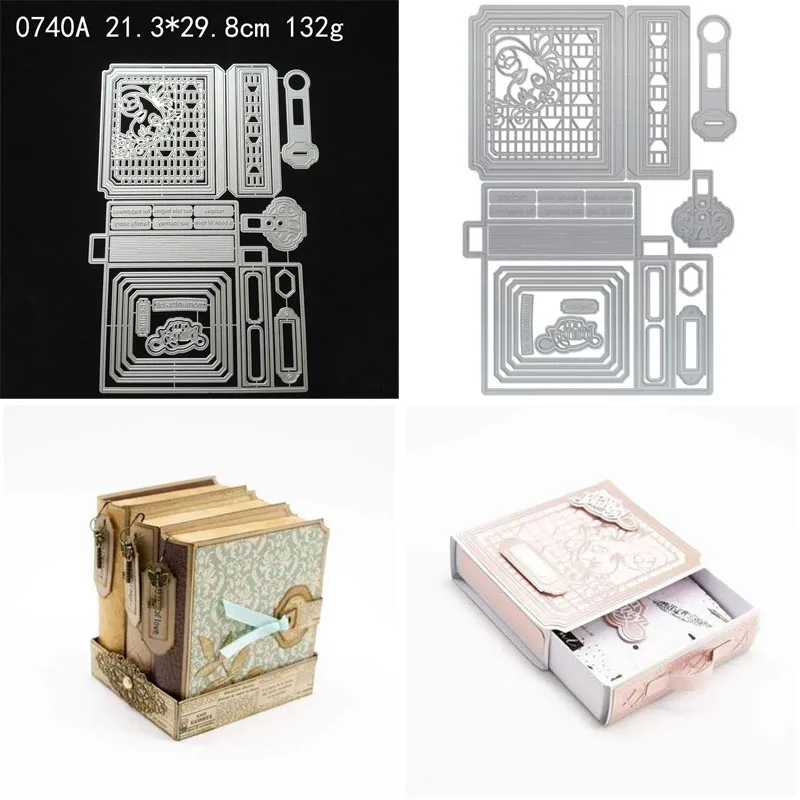 

Christmas Gift Box New Cutting Dies Metal Cut Dies Stencils Scrapbooking Photo Album Decorative Embossing DIY Paper Cards