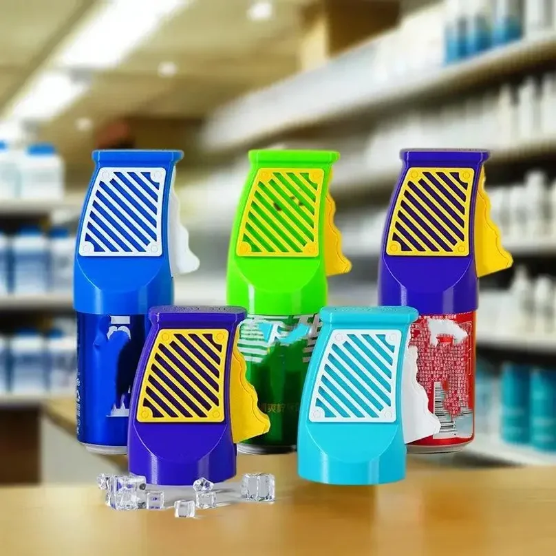 1 조각 3D 인쇄 소형 캔따개 내마모성 휴대용 음료 오픈 도구 인체 공학적 맥주 캔따개 야외 식기류