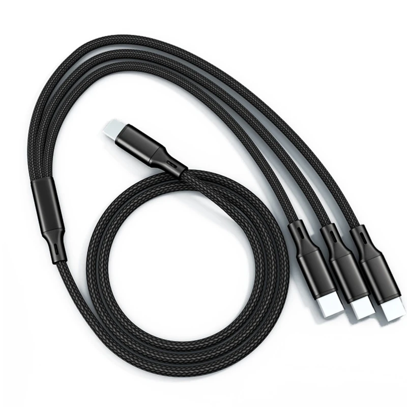 멀티 USB 고속 충전 케이블, 듀얼 타입 마이크로 USB 범용 포트 어댑터가 포함된 1개의 2A 충전기 코드 커넥터에 3개