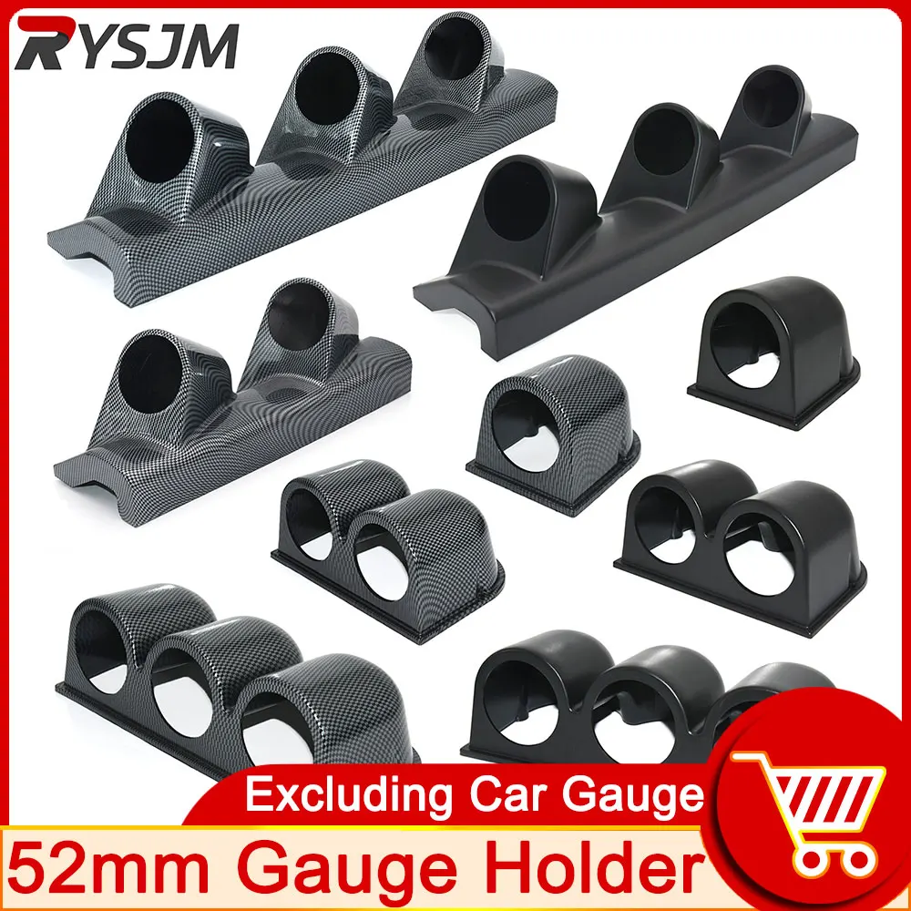 HD-Car-Gauge-Pod-Universal-Black-Single-Double-Triple-Car-Meters-Holder ...