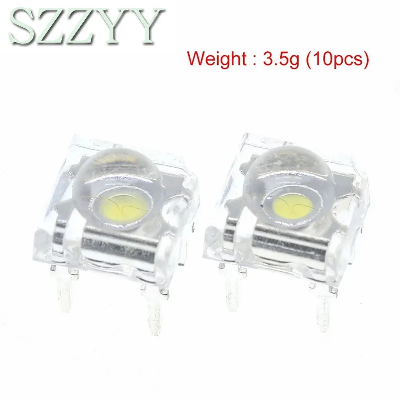 100 Pz 5Mm F5 Piranha Led Bianco Rosso Giallo Ambra Trasparente 5Mm Diodo Led Emettitore Di Luce-Diodi 4-Pin Piranha Led Diodi Luminosità