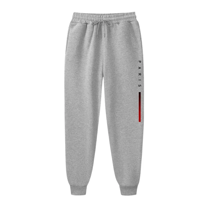 Men's Paris Printed Jogger Pants Casual Sports Sweatpants