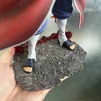 ⁦مجسم أنمي ناروتو شيبودن أوتشيها إيتاشي برداء الأكاتسكي 22 سم | Naruto Shippuden Uchiha Itachi Akatsuki Robe Action Figure 22cm⁩ - الصورة ⁦6⁩
