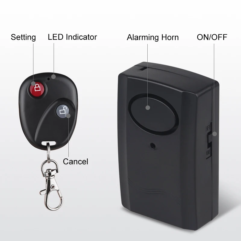 120db 9V Motorcycle Anti-theft Alarm System Moto Securiti Alarm System Remote Control Motorcycle Without Installation motorcycle alarm anti theft alarm remote control