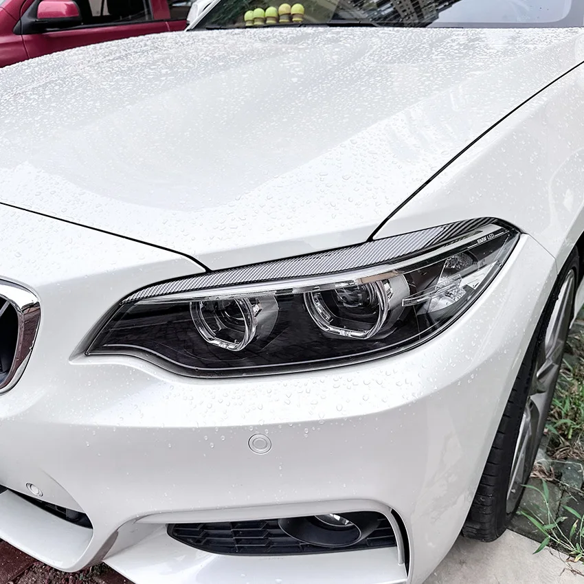 2015 na 2019 pro BMW 2 série F22 F23 220i 228i 230i m235i m240i auto zlo světlomet obočí oční víčko obal 3D nálepky při ABS