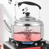 Stainless Steel Kettle Thick Sound Large Capacity for Induction Cooker Gas Stove 4L5L6L Camping Kitchen 6