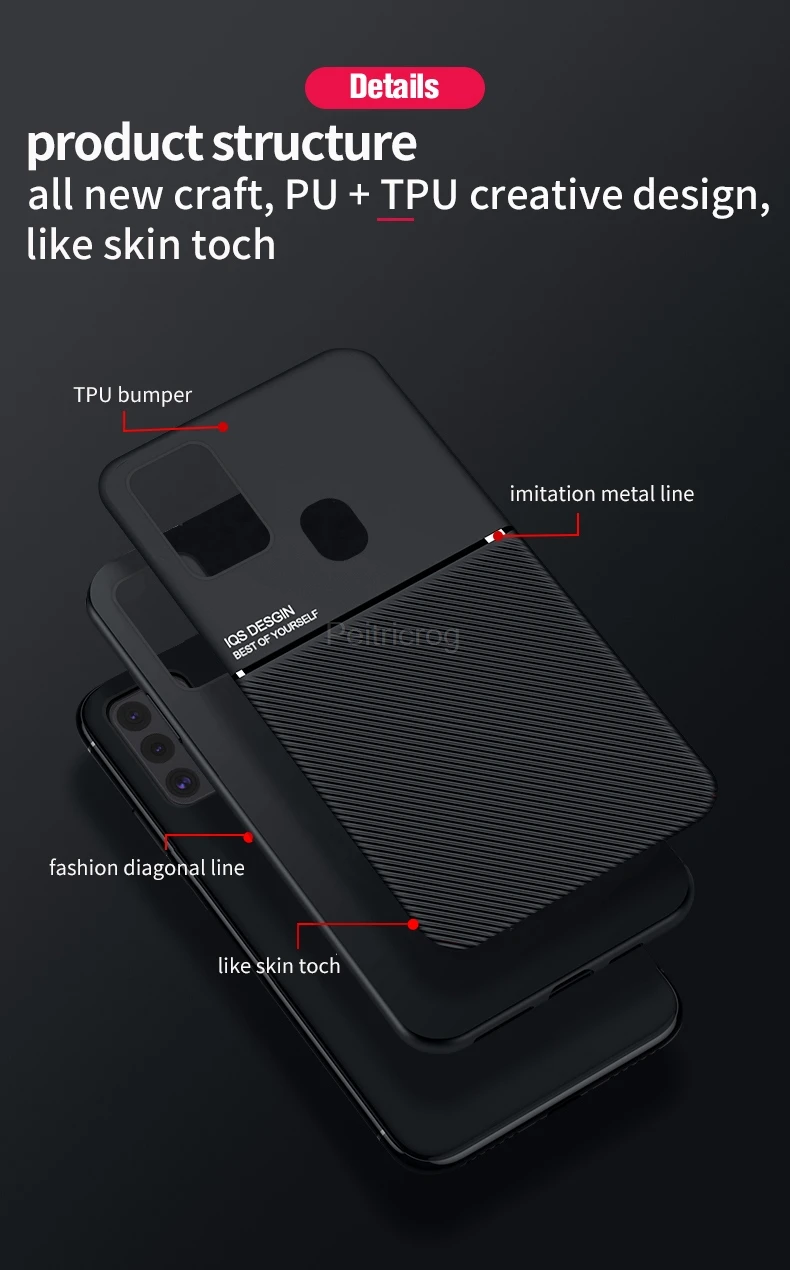 silicone case samsung Luxury Leather Case For Samsung Galaxy S20 Ultra S10 S9 S8 Plus Note 20 10 8 9 Pro A70 A71 A51 A50 M31 M30S Car Magnetic Cover samsung silicone cover