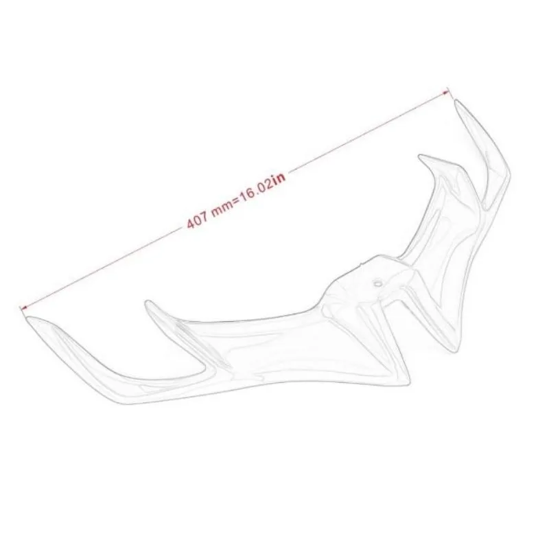 Motorcycle Front Fairing Winglet Wing Cover Trim For YAMAHA YZF R15 V3 Shark Fin Beak Moto Accessories motorcycle fairing