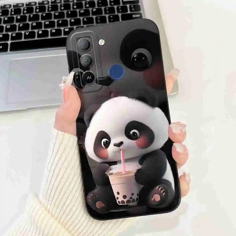 Tecno Pop 5 LTE Shockproof Painted Silicone Phone Case