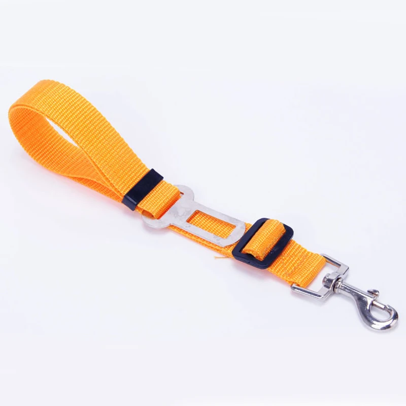 Pet Dog Cat Car Seat Belt Dog Accessories Adjustable Harness Lead Leash Small Medium Travel Clip Puppy Collar Leash Pet Supplies