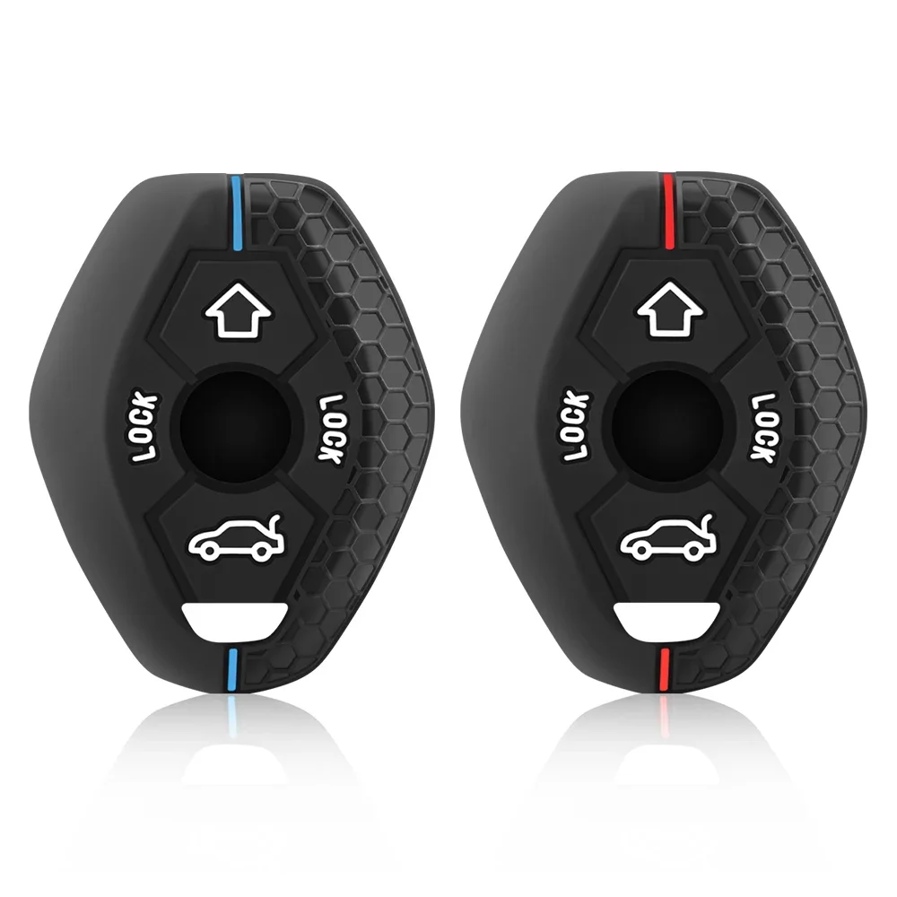 Premium Silicone 4-Button Key Case Cover