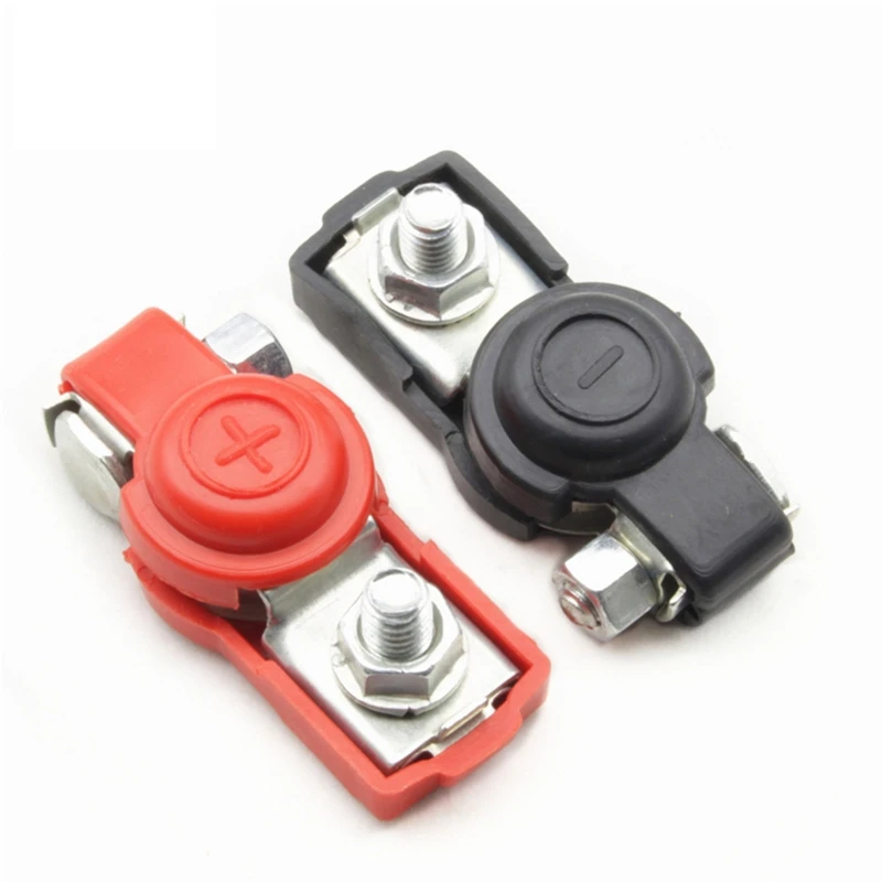 2pcs Professional Car Battery Terminals Adapter Durable Wire Connection