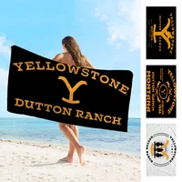 Yellowstone Dutton Towel Microfiber Beach Towel Absorbent Quick dry Soft Yoga Swimming Resort Mountain Climbing Towel 1