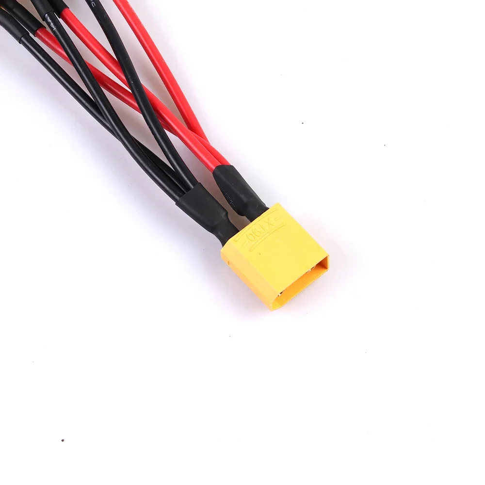 Câble parallèle XT90 à XT60 1 vers 2/3 14AWG pour batterie RC