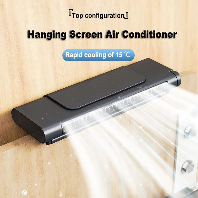 2025 Upgraded Portable Air Conditioner USB Charger Adjustable Office Computer Screen Mounted Electric Fan Desktop Tower Fan