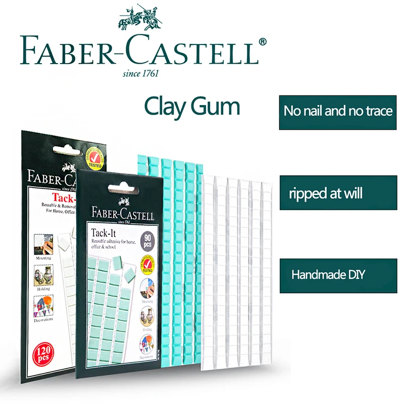 

Faber-Castell Clay Glue Nail Free Glue Photo Wall Photo Frame Glue Seamless Glue Double-sided Glue Self-adhesive Artifact