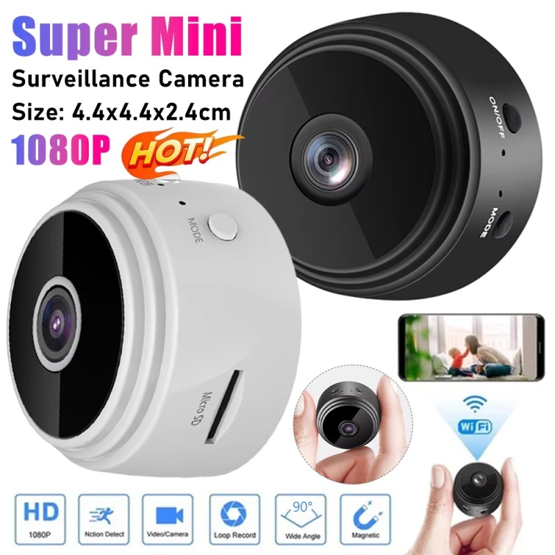 2025 New 4K A9 Mini Wifi Camera Wireless Video IR Night Vision Motion Detection Home Security Surveillance Cam Monitor2024 New 4