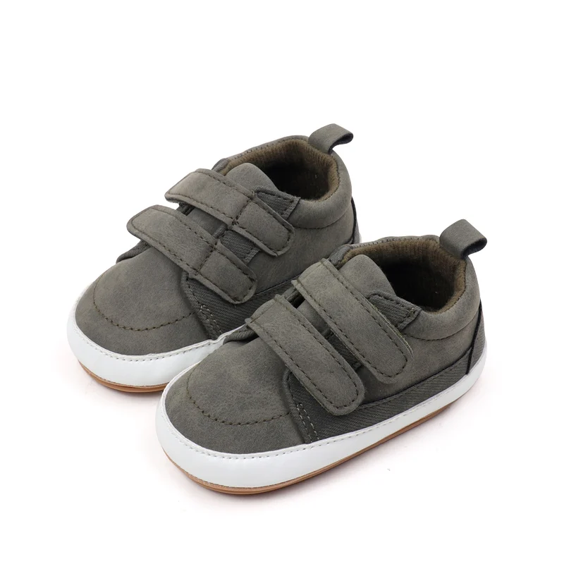 Baby Boy Casual Shoes Spring and Autumn Solid Fashion Design Non-slip High Quality Sneakers Newborn Toddle Shoes First Walkers 6
