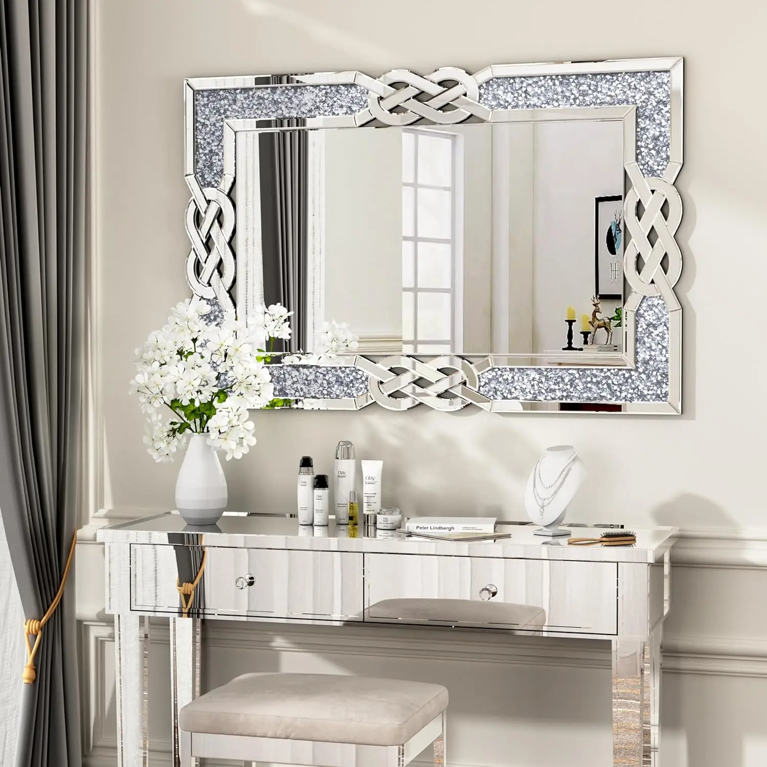 Crystal Diamond Wall Mirror 2