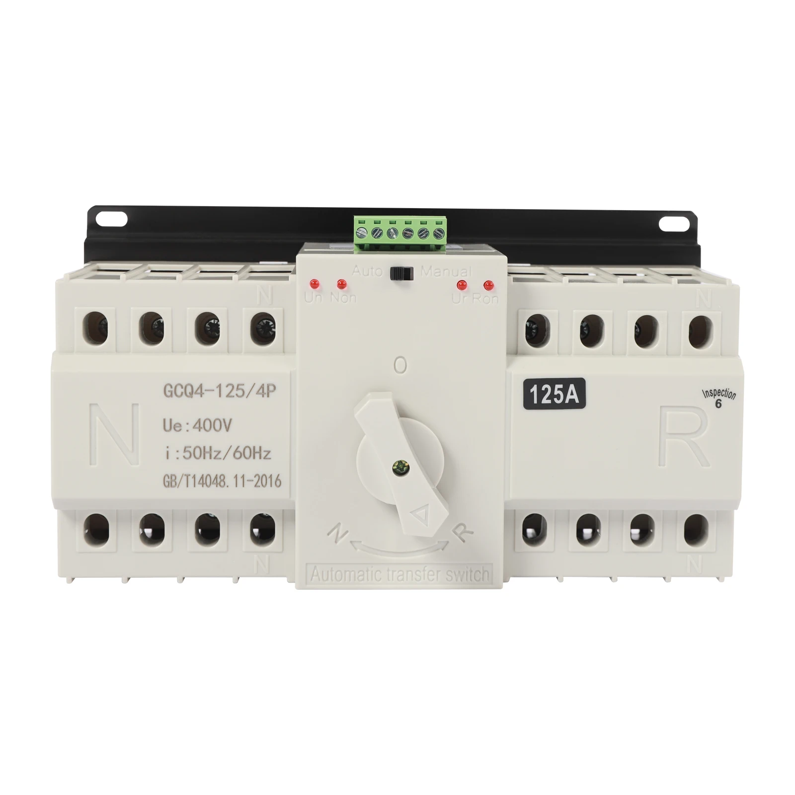 400V 125A 4 Wire Automatic Transfer Switch High Quality Ats Dual Power Electrical Selector Switches