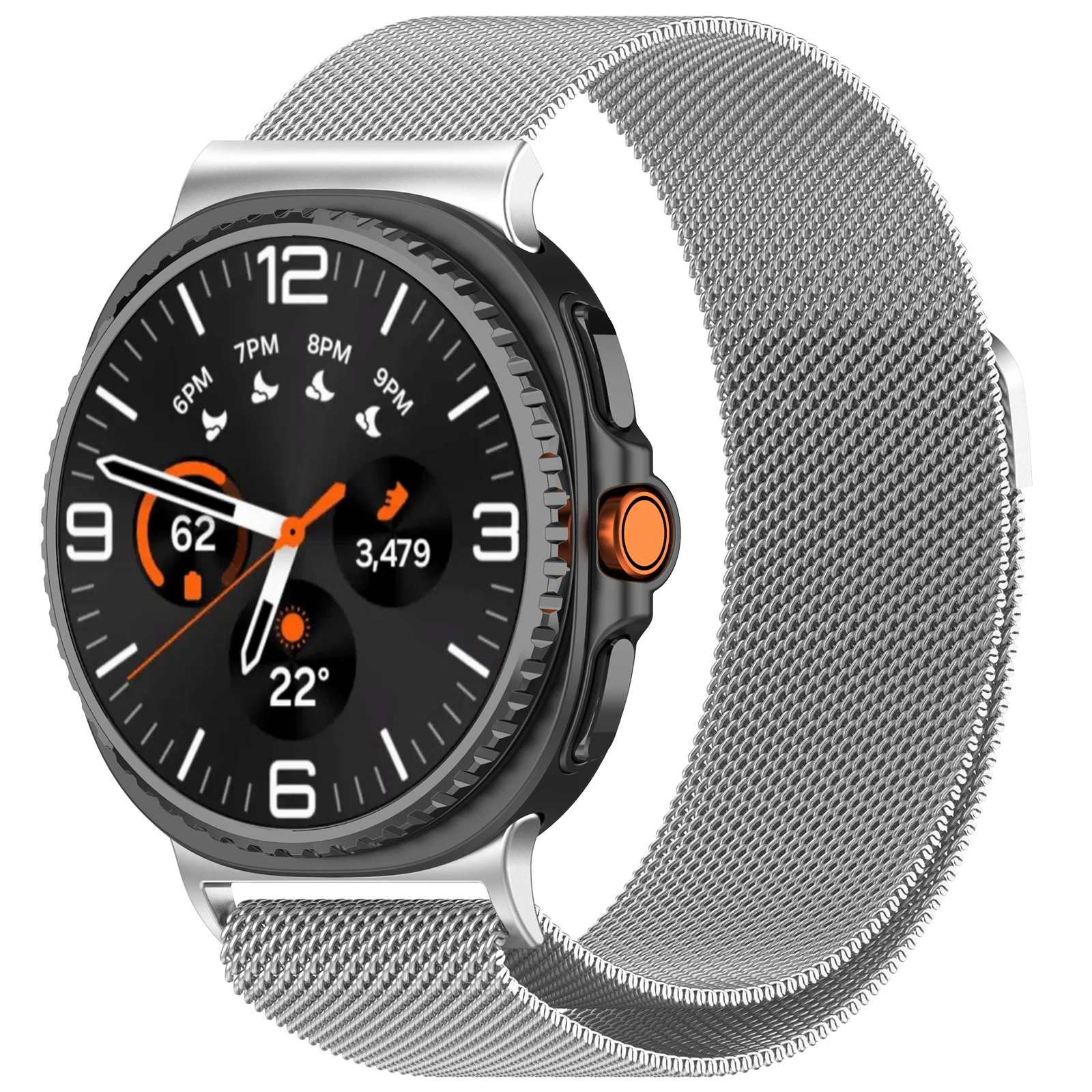 Milanese Magnetic Metal Breathable Replaceable Watch Strap