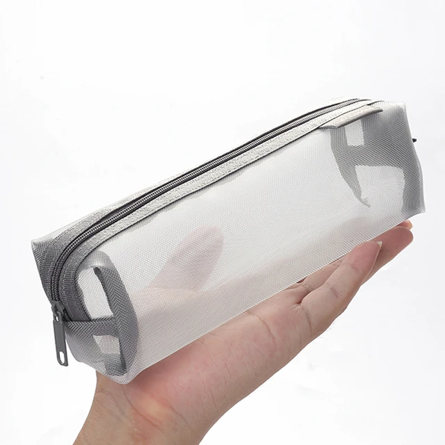 Transparent Pvc Pencil Bag Japanese Style Stationery Storage