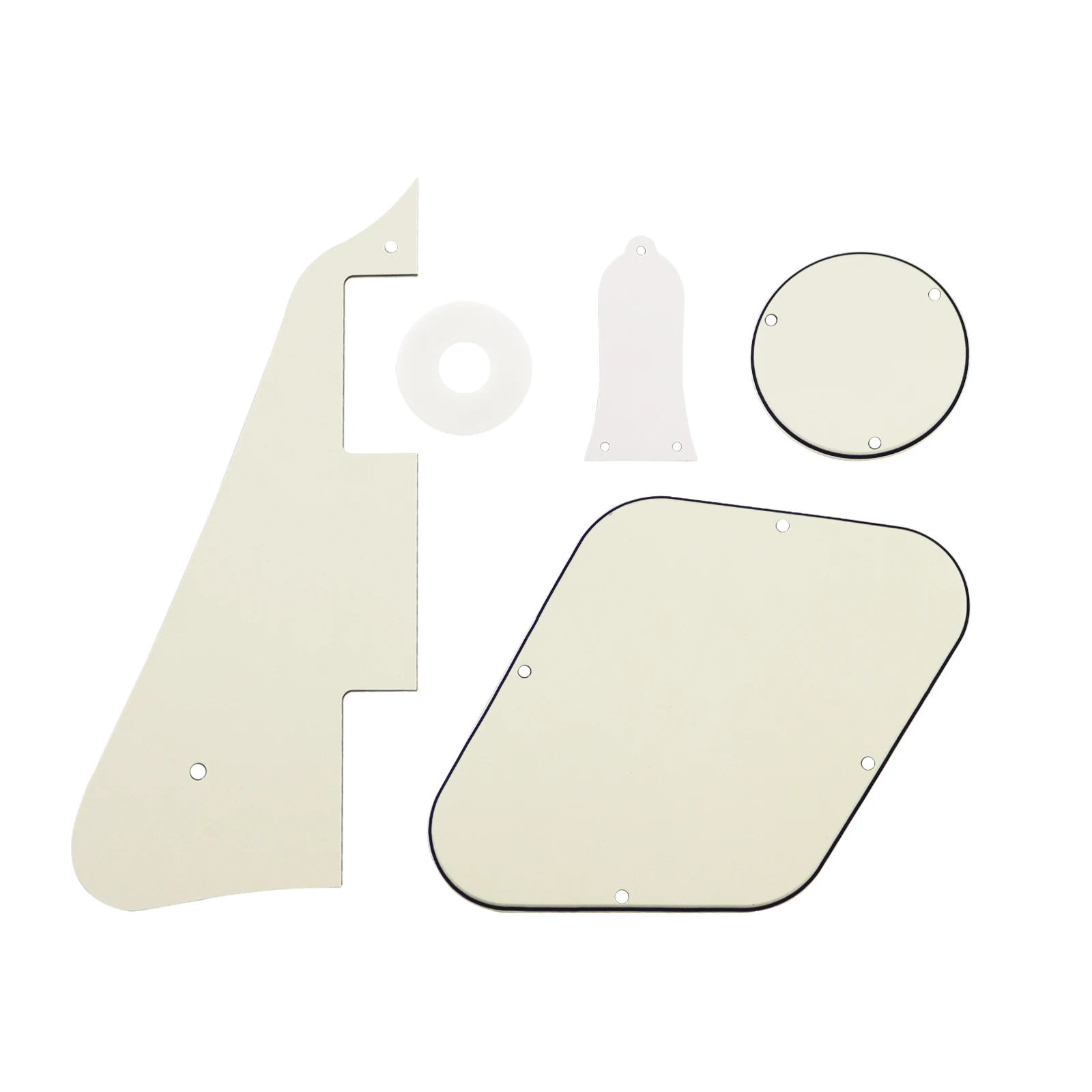 1 Set Schlagbrett für E-Gitarre, Schlagbrett, Rückplatte, Schalterabdeckungen mit Halterung für den Ersatz von LP-Gitarren, 10 Farben – Detail 3