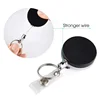 Retractable Lanyard Badge Credit Card Holder Cover Case Badge Reel with Keychain for ID Name Badges Staff Work Pass Card Clip 6